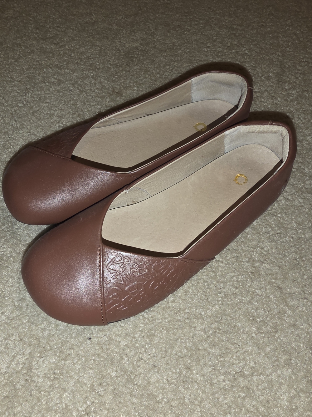 Xero Phoenix Leather Barefoot Classic Women's Brown Ballet Flats 8.5